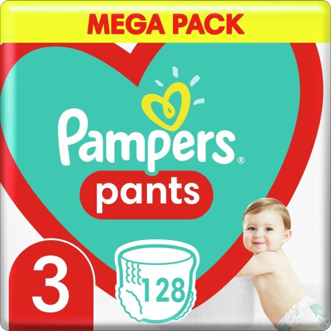 PAMPERS Pieluchomajtki MB Rozm 3, 6-11kg, 128szt PAMPERS Pieluchomajtki MB Rozm 3, 6-11kg, 128szt
