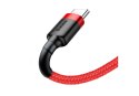 Kabel Baseus Cafule CATKLF-A09 (USB 2.0 - USB typu C ; 0,50m; kolor czerwony)
