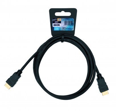 Kabel IBOX FULLHD HD01 1,5M 1.4V 13C+1 ITVFHD0115 (HDMI M - HDMI M; 1,5m; kolor czarny) Kabel IBOX FULLHD HD01 1,5M 1.4V 13C+1 ITVFHD0115 (HDMI M - HDMI M; 1,5m; kolor czarny)