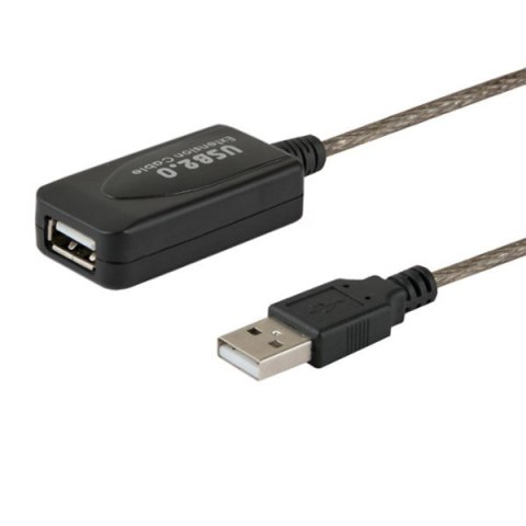 Kabel SAVIO cl-76 (USB 2.0 typu A M - USB 2.0 typu A F; 5m; kolor czarny) Kabel SAVIO cl-76 (USB 2.0 typu A M - USB 2.0 typu A F; 5m; kolor czarny)