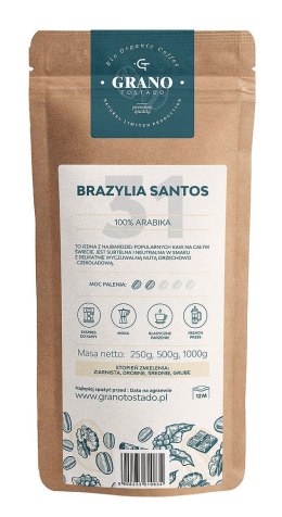 Kawa śr. mielona Granotostado BRAZYLIA SANTOS 500g