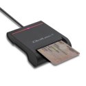 QOLTEC INTELIGENTNY CZYTNIK KART CHIPOWYCH ID USB 2.0 | PLUG&PLAY
