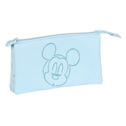 Piórnik Potrójny Mickey Mouse Clubhouse Baby Jasnoniebieski (22 x 12 x 3 cm)