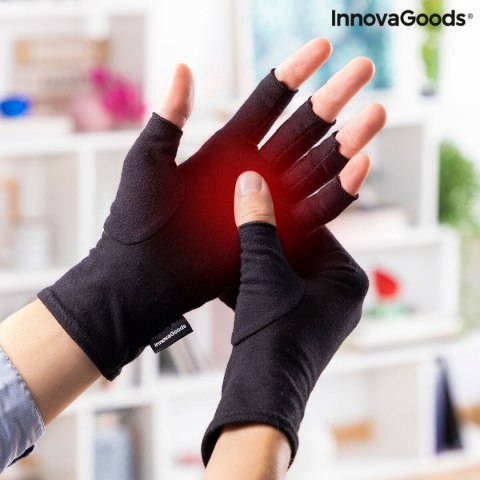 Rękawice Kompresyjne przeciw Artretyzmowi Arves InnovaGoods 2 Sztuk - M Rękawice Kompresyjne przeciw Artretyzmowi Arves InnovaGoods 2 Sztuk - M