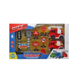 Zestaw Samochodów City Series Fire 38 x 22 cm