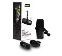 Shure MV7-K - Mikrofon lektorski/wokalny ze złączem XLR/USB-C Czarny