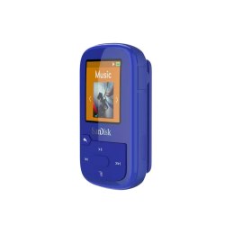 SANDISK MP3 CLIP SPORT PLUS 32GB Niebieski