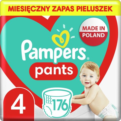 PAMPERS Pieluchomajtki MTH Rozm 4, 9-15kg, 176szt PAMPERS Pieluchomajtki MTH Rozm 4, 9-15kg, 176szt