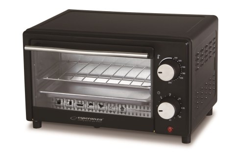 ESPERANZA MINI PIEKARNIK CALZONE 10L 900W EKO007 ESPERANZA MINI PIEKARNIK CALZONE 10L 900W EKO007