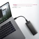 EEM2-GTSA Obudowa zewnętrzna aluminiowa bezśrubowa, USB-C 3.2 GEN 2 M.2 NVMe SSD, kabel USB C-C + C-A