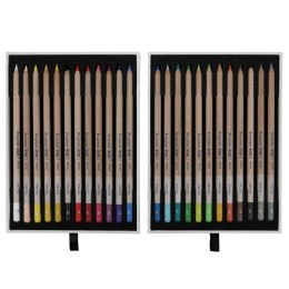 Ołówek pastelowy Bruynzeel Design 24 Części Etui Wielokolorowy