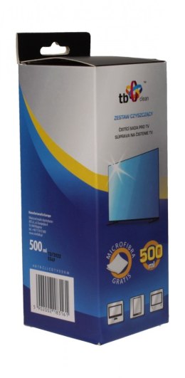 Clean Zestaw płyn do TV 500 ml + mikrofibra