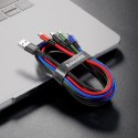 Zestaw kabli zasilający Baseus CA1T4-B01 (USB - Lightning, Micro USB, USB typu C ; 1,2m; kolor czarny)