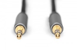 Kabel połączeniowy audio MiniJack Stereo Typ 3.5mm/3.5mm M/M nylon 1,8m