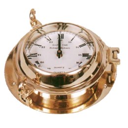 Zegar Ścienny DKD Home Decor Szkło Złoty Vintage Mosiądz (23 x 7 x 23 cm)