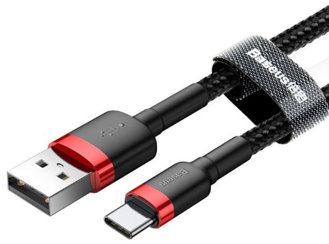 BASEUS KABEL CAFULE 2A 2M (CZERWONO-CZARNY) BASEUS KABEL CAFULE 2A 2M (CZERWONO-CZARNY)