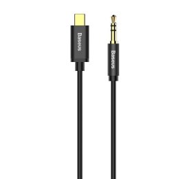 Kabel Baseus CAM01-01 (USB typu C M - Jack 3,5 mm M; 1,2m; kolor czarny)