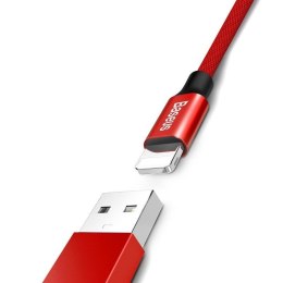 Kabel Baseus Yiven CALYW-A09 (USB 2.0 - Lightning ; 1,8m; kolor czerwony)