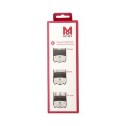 Zestaw grzebieni/szczotek Wahl Moser 1801-7010 (1.5/3/4.5 MM)