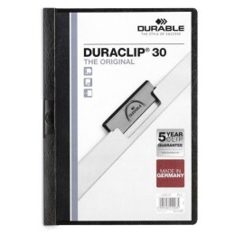 Folder z teczkami Durable DURACLIP 30 A4 Czarny A4 25 Części