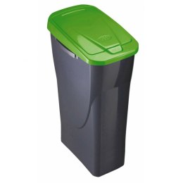 Kosz na śmieci do recyklingu Mondex Ecobin Kolor Zielony Z pokrywką 25 L