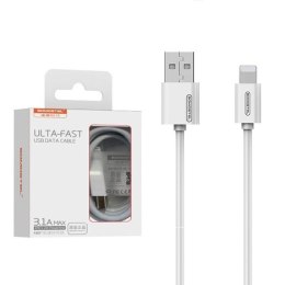 SOMOSTEL KABEL USB IPHONE 3A BIAŁY 3100MAH QUICK CHARGER 1.2M POWERLINE SMS-BP02 IPHONE