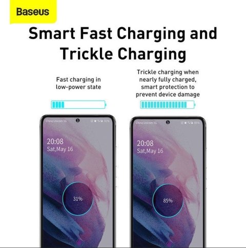 BASEUS ŁADOWARKA SIECIOWA Z KABLEM USB-C DO USB-C TZCCSUP-L01 SUPER SI 1C 25W CZARNA BASEUS ŁADOWARKA SIECIOWA Z KABLEM USB-C DO USB-C TZCCSUP-L01 SUPER SI 1C 25W CZARNA