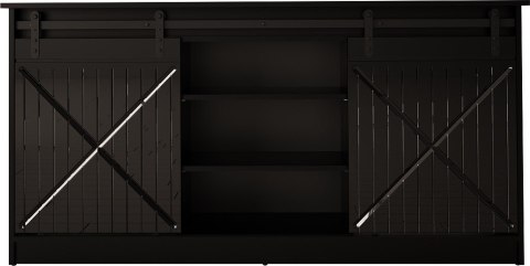 Komoda 160x80x35 GRANERO czarny/czarny poł Komoda 160x80x35 GRANERO czarny/czarny poł