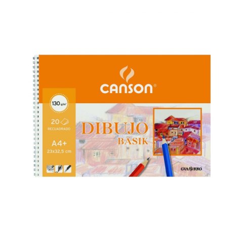 Blok rysunkowy Canson Basik Mikroperforowany 130 g/m² Blok rysunkowy Canson Basik Mikroperforowany 130 g/m²