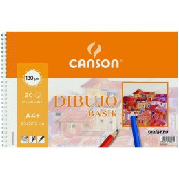 Blok rysunkowy Canson Basik Z pudełkiem Mikroperforowany 130 g/m²