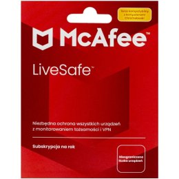 McAfee Roczna subskrypcja LiveSafe