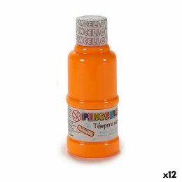 Tempera Neon Pomarańczowy 120 ml (12 Sztuk)