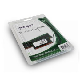 Pamięć Patriot Memory Signature PSD34G160081S (DDR3 SO-DIMM; 1 x 4 GB; 1600 MHz; CL11)