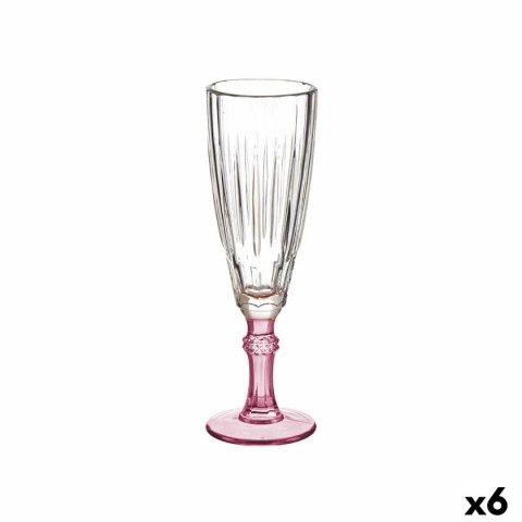 Kieliszek do szampana Vivalto PR05720ST3/BHA6 PINK Różowy Szkło 170 ml (6 Sztuk) Kieliszek do szampana Vivalto PR05720ST3/BHA6 PINK Różowy Szkło 170 ml (6 Sztuk)