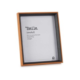 Ramka na Zdjęcia Szkło Czarny Brązowy Drewno MDF (22 x 27 x 3 cm) (6 Sztuk)