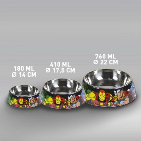 Karmnik dla psów Marvel Melamina 410 ml Czerwony Metal Karmnik dla psów Marvel Melamina 410 ml Czerwony Metal