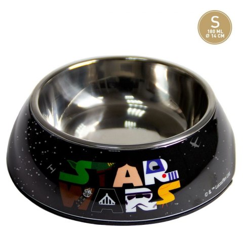 Karmnik dla psów Star Wars Melamina 180 ml Czarny Metal Karmnik dla psów Star Wars Melamina 180 ml Czarny Metal