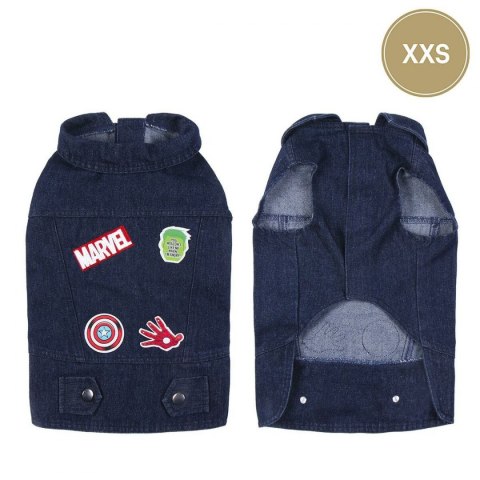 Kurtka dla psa Marvel Niebieski XXS Kurtka dla psa Marvel Niebieski XXS