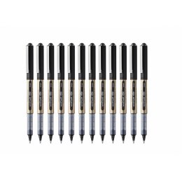 Długopis z płynnym atramentem Uni-Ball Rollerball Eye Broad UB-150 Czarny 1 mm (12 Części)