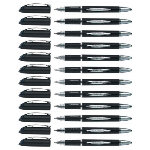 Długopis z płynnym atramentem Uni-Ball Rollerball Jestsream SX-210 Czarny 1 mm (12 Części) Długopis z płynnym atramentem Uni-Ball Rollerball Jestsream SX-210 Czarny 1 mm (12 Części)