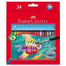 Kolorowe kredki akwarelowe Faber-Castell Wielokolorowy 3 Części