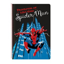 Notatnik Spider-Man Hero Czarny A4 80 Kartki