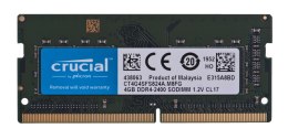 Pamięć Crucial CT4G4SFS824A (DDR4 SO-DIMM; 1 x 4 GB; 2400 MHz; CL17)