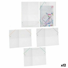 Folder z teczkami Przezroczysty (1 x 26 x 35,5 cm) (12 Sztuk)