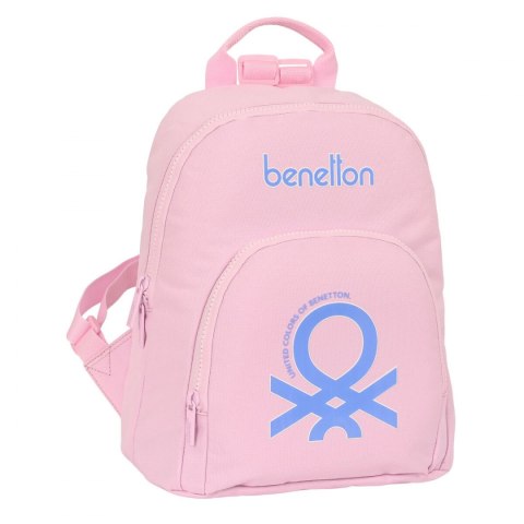 Plecak Casual Benetton Pink Różowy 13 L