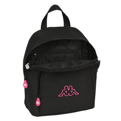 Plecak Casual Kappa Black and pink Czarny 13 L Plecak Casual Kappa Black and pink Czarny 13 L
