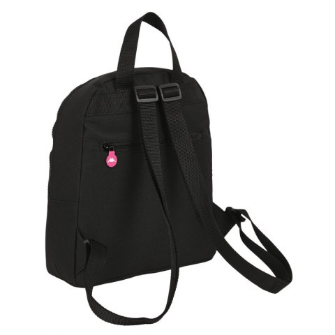 Plecak Casual Kappa Black and pink Czarny 13 L Plecak Casual Kappa Black and pink Czarny 13 L