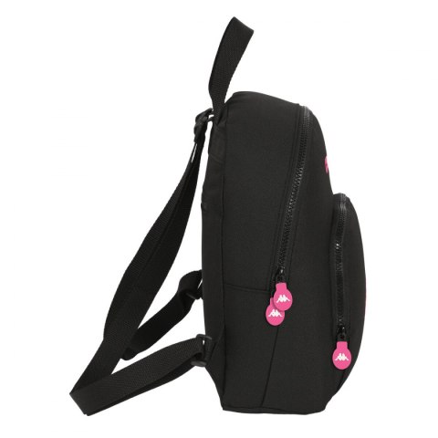 Plecak Casual Kappa Black and pink Czarny 13 L Plecak Casual Kappa Black and pink Czarny 13 L