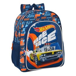 Plecak szkolny Hot Wheels Speed club Pomarańczowy Granatowy (32 x 38 x 12 cm)