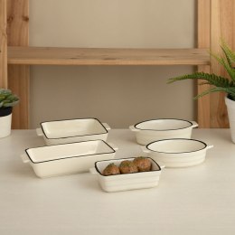 Garnek Quid Cocco Owalna Ceramika Biały (18 x 11 x 4 cm) (Pack 12x)